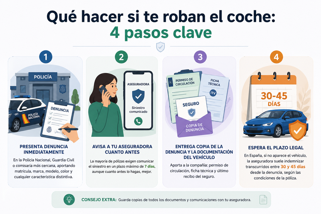 Que hacer si te roban el coche